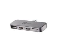 Cellularline SMARTPHONE HUB - Adattatore USB-C 4 Porte, Compatibile con Smartphone e Tablet, Plug & Play, Design Compatto