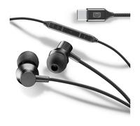 Cellularline Sparrow - USB-C Auricolari stereo in-ear con microfono e remote control Nero