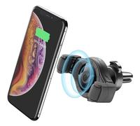 cellularline | Spin Air Roll - Universale Wireless | Supporto Smartphone da Auto con Carica Wireless - Attacco su Bocchette di Areazione - Rotazione 360