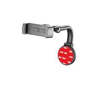 cellularline - Spin Display - Universale - Supporto Porta Smartphone da Auto con Adesivo - Montaggio Telefono a Pinza - Nero