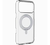 cellularline - Spin Mag - Compatibile con iPhone 17 Pro - Custodia con supporto ad anello rotabile, compatibile con ecosistema Magsafe - Bordi rialzati - Trasparente