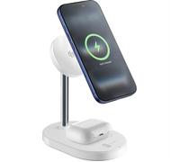 Cellularline - Station Ricarica Wireless 2in1 Mag Duo Qi2.2 25w-bianco CELLULARLINE