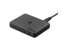 Cellularline stazione di ricarica da scrivania Power Lite da 100W con 6 porte, tra cui 4 USB-C e 2 USB-A, con tecnologia GaN+ per smartphone, tablet e laptop, nero