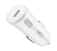 Cellularline Super Fast Car Power 25W - Samsung Caricabatterie da auto USB-C Super Fast Charge 25W Bianco