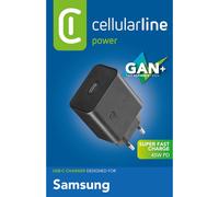 Cellularline Super Fast Charger PD 45W Caricabatterie da rete USB-C 45W Nero