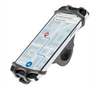 Newrban | Supporto per telefoni da Manubrio - Compatibile con Manubri da 12 a 32 mm di Diametro - Realizzato in Silicone - Sicuro e Ultra-Stabile - Facile da installare - Nero