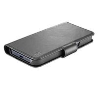 cellularline - Supreme - iPhone 15 PRO - Custodia a Libro con Tasche in Vera Pelle - Nero