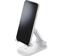 Cellularline Table Stand - Universale per Smartphones e Tablets Supporto da tavolo pieghevole per smartphones e tablets Bianco