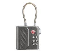 Cellularline TRACY LOCK - Lucchetto Smart con localizzatore Apple Find My integrato, compatibile iPhone/iPad, TSA Certificato, ricarica USB-C rapida, ideale per bagagli e zaini - Nero