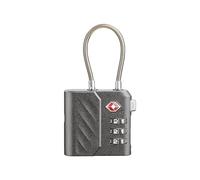 Cellularline TRACY LOCK - Lucchetto Smart con localizzatore Apple Find My integrato, compatibile iPhone/iPad, TSA Certificato, ricarica USB-C rapida, ideale per bagagli e zaini - Nero