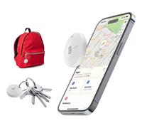 Cellularline Tracy - Progettato per iOS Localizzatore di oggetti compatibile con Android, ideale per ritrovare chiavi, zaini e oggetti personali tramite l'app Trova di Apple. Compatto, preciso e facil