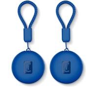 Cellularline TRACY TAG Blu per Android, Mini Smart Tracker con App Trova il Mio Dispositivo di Google, Compatibile con Accessori AirTag, Batteria Sostituibile (Confezione da 2)