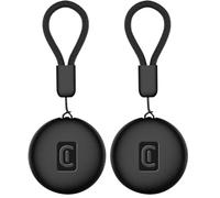 Cellularline TRACY TAG - Trova Oggetti compatibile con Apple iOS Find Me - Compatibile con Accessori Airtag - Batteria sostituibile (durata 1 anno) - Resistente a polvere ed acqua - Nero