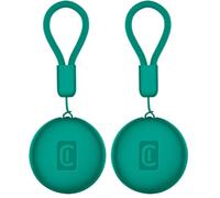 Cellularline TRACY TAG - Trova Oggetti compatibile con Apple iOS Find Me - Compatibile con Accessori Airtag - Batteria sostituibile (durata 1 anno) - Resistente a polvere ed acqua - Verde