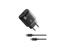 Cellularline Kit caricabatterie USB-C Achkit25wc2ctabk Nero
