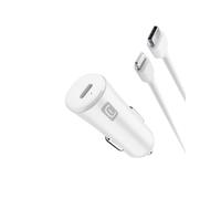 Cellularline USB-C Car Charger Kit 20W - USB-C to Lightning - iPhone 8 or later Caricabatterie da auto USB-C 20W per la carica