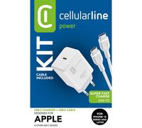 Cellularline - Caricatore Da Rete Achiphkitc2cpd30ww-bianco CELLULARLINE