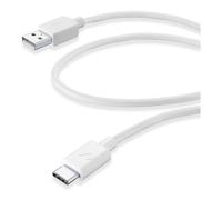 Cellularline USB Cable Medium - USB-C Cavo da USB a USB-C per la ricarica e sincronizzazione dati Bianco