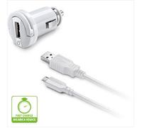 Cellularline - Usb Car Charger Kit Ultra-bianco CELLULARLINE