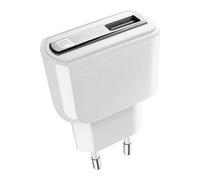 Cellularline USB Charger Kit Ultra - Fast Charge Lightning Cavo e caricabatterie veloce 10W in un'unica soluzione Bianco