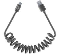 Cellularline USB to USB-C Spiral Cable Cavo spiralato estendibile fino a 120 cm