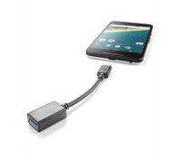 Cellularline USB to USB- C ADAPTER Adattatore da porta USB-C a porta USB Nero
