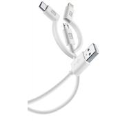 Cellularline - Usbdata3in1mfitycw-bianco CELLULARLINE