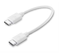 Cellularline - Usbdatactrusbc2cw Cavo Dati-usb-c To Usb-c-15 Cm-bianco CELLULARLINE