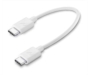 Cellularline - Usbdatactrusbc2cw Cavo Dati-usb-c To Usb-c-15 Cm-bianco CELLULARLINE