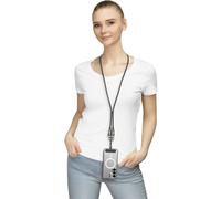 CELLULARLINE Lace - Cavo USB-C con collana porta smartphone Nero