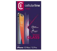 Cellularline Vetro temperato per iPhone 12 Max- 12 Pro - Sottile, resistente e super sensibile