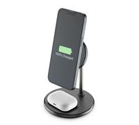 Cellularline Mag Duo Wireless Charger Supporto con carica wireless 2 in 1 per dispositivi Apple