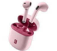 cellularline | WIRELESS HEADSET STYLE COLOR | Auricolari Bluetooth con Custodia di Ricarica in Match Colore - Talk Time 3 ore - Play Time 4 ore - Total Play Time 24 ore - ChargingTime 2 ore (Rosso)