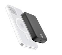 Cellularline Wireless power bank MAG 10000 Caricabatterie portatile compatibile con MagSafe Nero