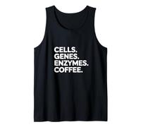 Cellule Geni Enzimi Caffè Divertente Insegnante di Scienze Laboratorio Biologia Canotta