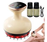 Cellulite Massage Tool, Cellulites Remover Massager, Handheld Body Sculpting Device with 9-Level Adjustment, Red Light Function, Ideal for Women, Home Spa Use, 10.5x10cm