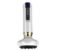 Cellulite Massager, Fat Remover Device, Handheld Body Sculpting Tool, Cordless Heated Machine for Belly Waist Arms Legs, Adjustable Slimming Massager for Home Use, White