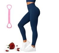 Cellumove, leggings, Redefine Your Silhouette effortlessly, High Rise Anti-Cellulite Sports Leggings, Soft and Stretchy, Fitness &Yoga, Blu, M szczupły