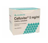 Celluvisc Collirio 5 mg/ml Carmellosa sodica 30 Flaconcini 0,4 ml