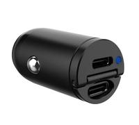 Celly CCMINI2USBCBK Caricabatterie da auto Carica cellulare auto Caricatore USB auto Caricabatterie USB auto