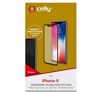 Celly 3DGLASS900BK - Pellicola Protettiva Compatibile con Modello iPhone X/iPhone XS