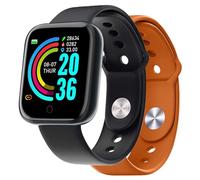 Smartwatch Trainerbeat nero e arancio con display 1,44 Celly