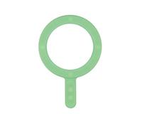 Celly, Anello Magnetico Adesivo Ultra Sottile con Adattatore, Compatibile con tecnologia Magsafe per Smartphone e Caricatore Wireless Ricarica Rapida, Colore Verde