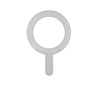 Celly, Anello Magnetico Adesivo Ultra Sottile con Adattatore, Compatibile con tecnologia Magsafe per Smartphone e Caricatore Wireless Ricarica Rapida, Colore Bianco