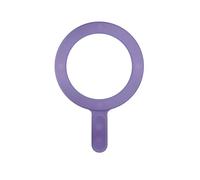 Celly, Anello Magnetico Adesivo Ultra Sottile con Adattatore, Compatibile con tecnologia Magsafe per Smartphone e Caricatore Wireless Ricarica Rapida, Colore Viola