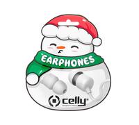 CELLY Auricolare In-ear Bianco Cablato per Musica e Chiamate
