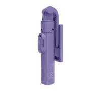 Celly, Bastone Selfie Universale con Bluetooth, Asta Regolabile e Portatile, Treppiedi Integrato, Compatibile con Smartphone Fino a 7'', Colore Viola