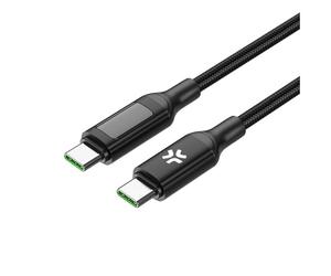 Celly C to c cable 100 W 2 m display bk usbcusbc100wled