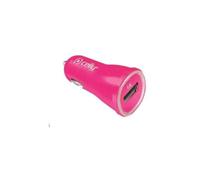 CELLY CARICABATTERIE DA AUTO 1 X F USB TIPO A 1 A ROSA