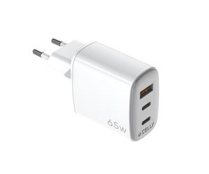 Celly Caricabatterie UPTC1USB2USBC65 UP TC 1 USB 2 USB-C 65W WH
